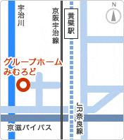 地図:グループホーム みむろど
